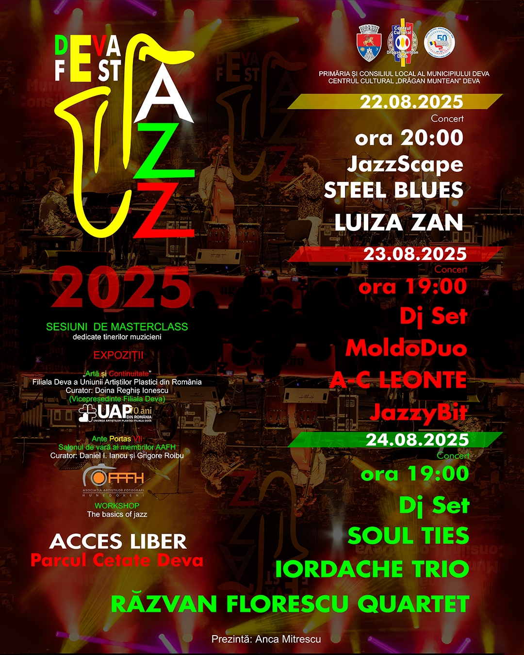 🎷 Deva pulsează în ritm de jazz în luna august 2025!