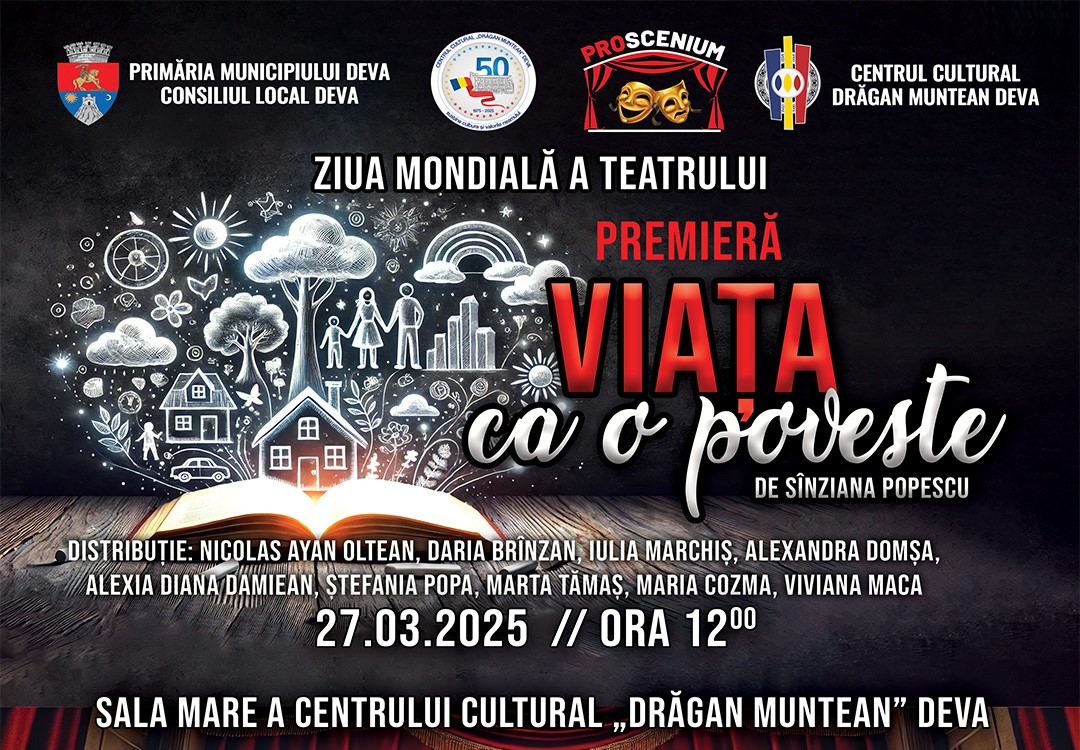 Deva celebrează Ziua Mondială a Teatrului