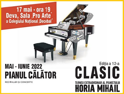„Pianul Călător” poposește din nou la Deva!