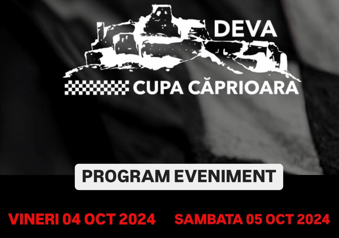 Închideri de circulație, sâmbătă, 5 octombrie 2024, în zona Căprioara din municipiul Deva!