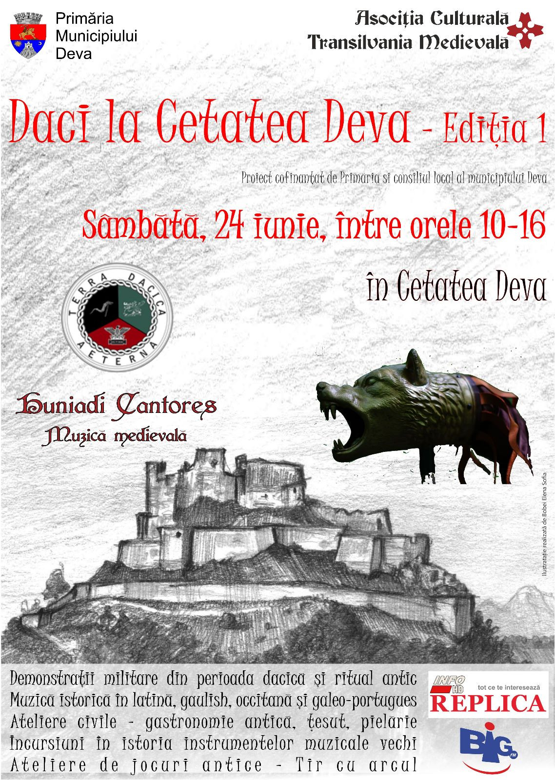Daci la Cetatea Deva – eveniment cultural