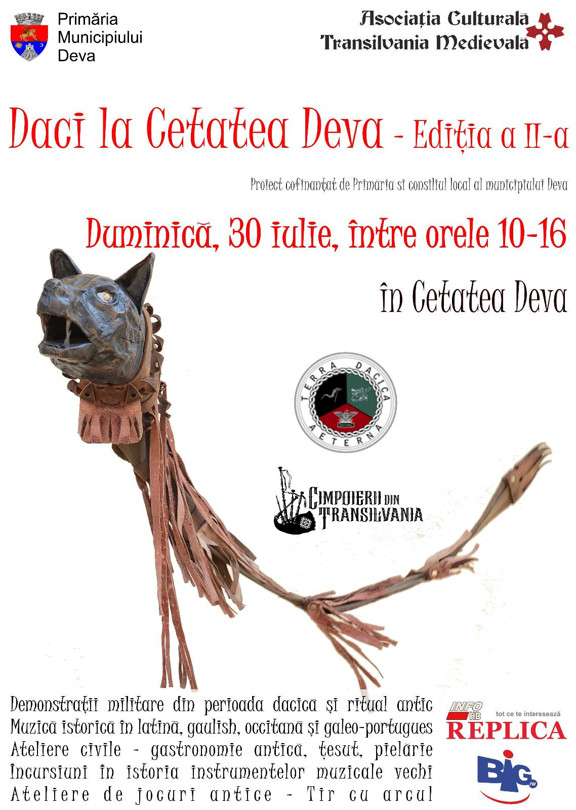 Daci la Cetatea Deva – eveniment cultural