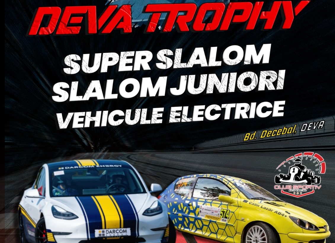 🚗 Deva devine capitala motorsportului în acest weekend: Etapa a IV-a a Campionatului Național de Slalom și Vehicule Electrice, între 18 - 20 iulie 2025!