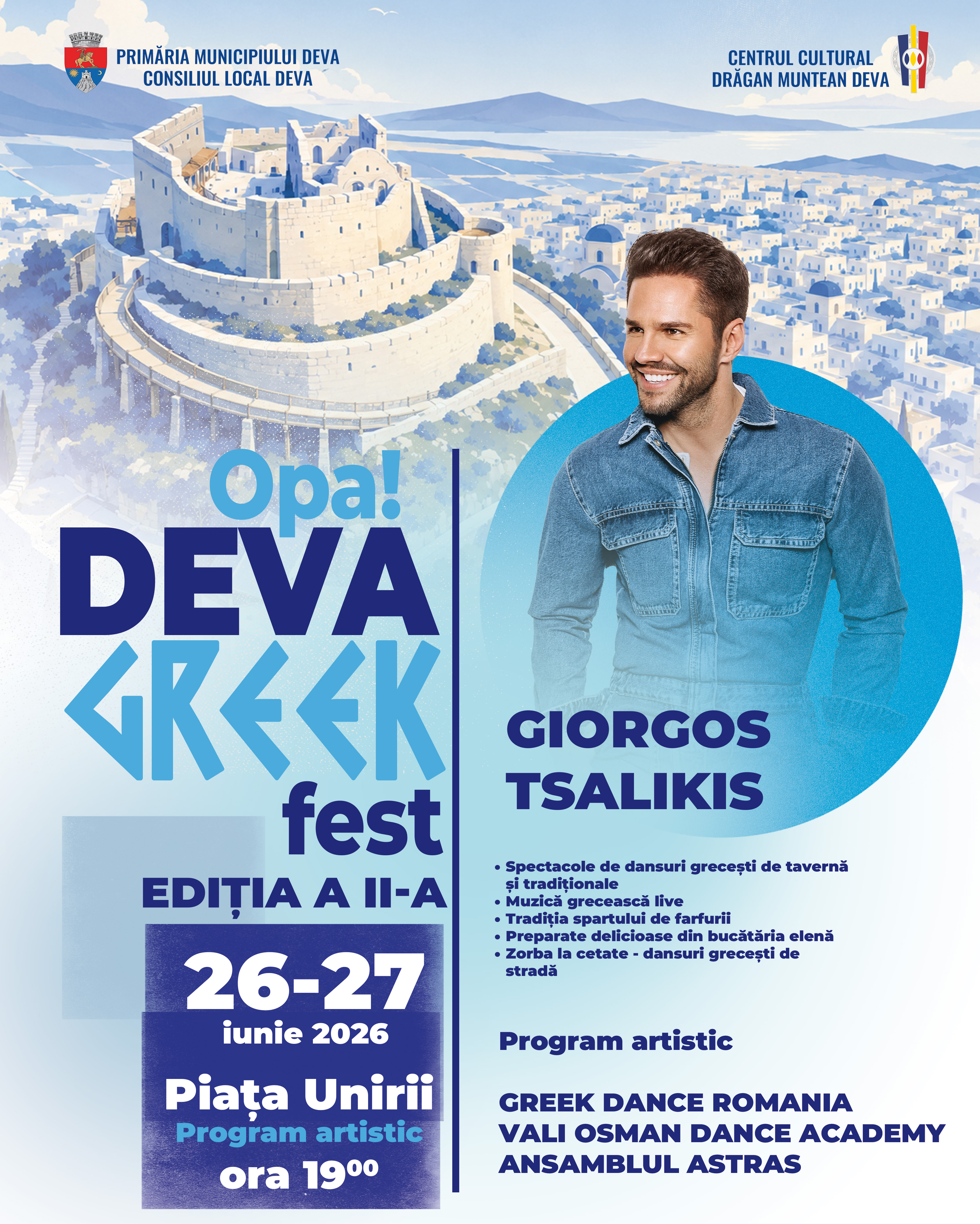 Spiritul Greciei revine la Deva:&nbsp; muzică, dans și tradiție elenă la ,,Deva Greek Fest”, ediția a doua