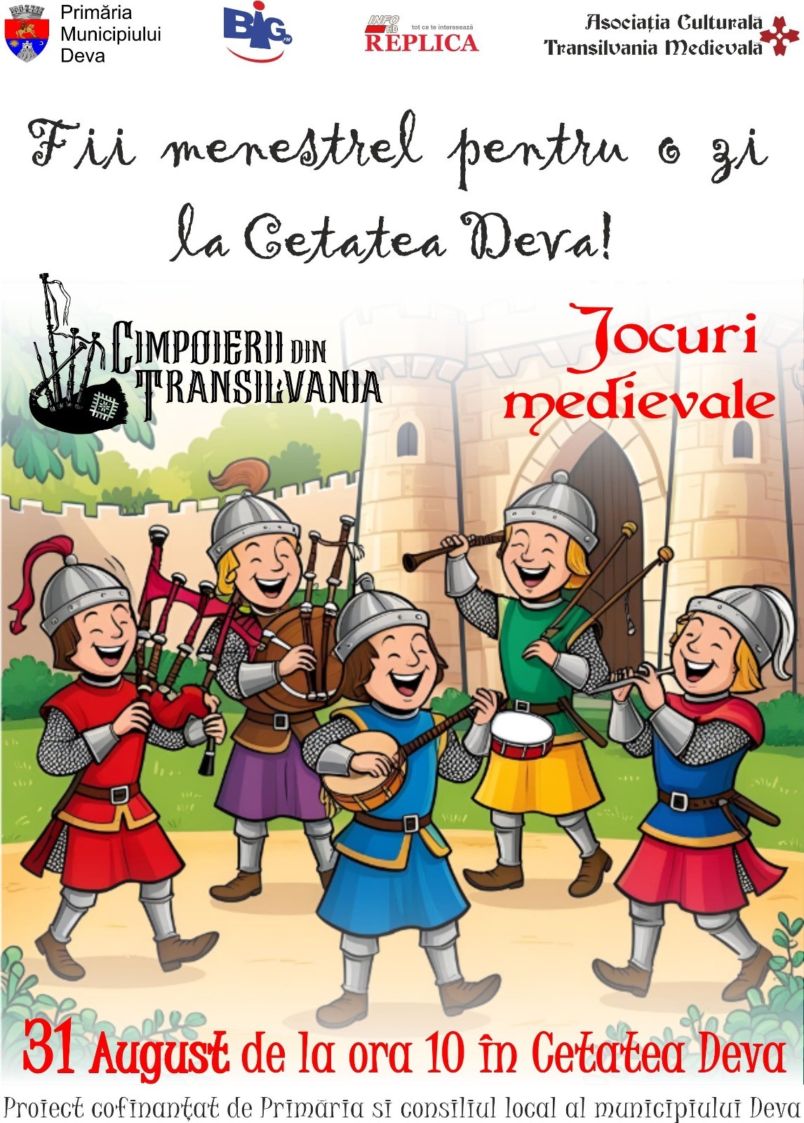 🎶 Călătorie în timp: Fii menestrel pentru o zi în Cetatea Deva!