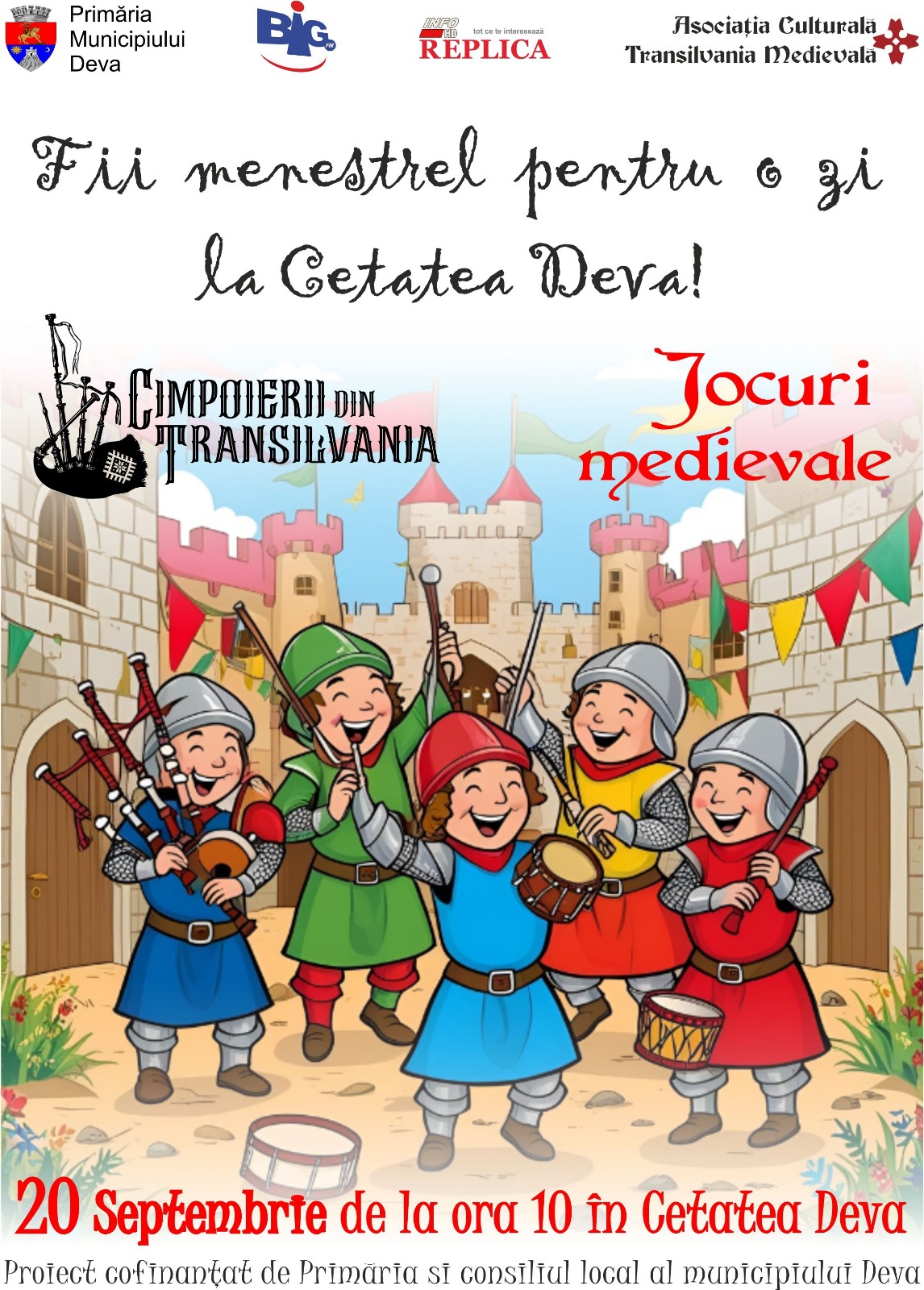 Trăiește farmecul medieval în inima Cetății Deva