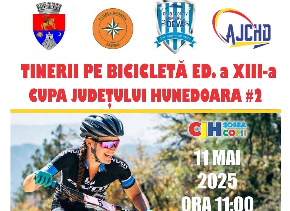 ,,Tinerii pe bicicletă” – restricții de circulație în municipiul Deva!