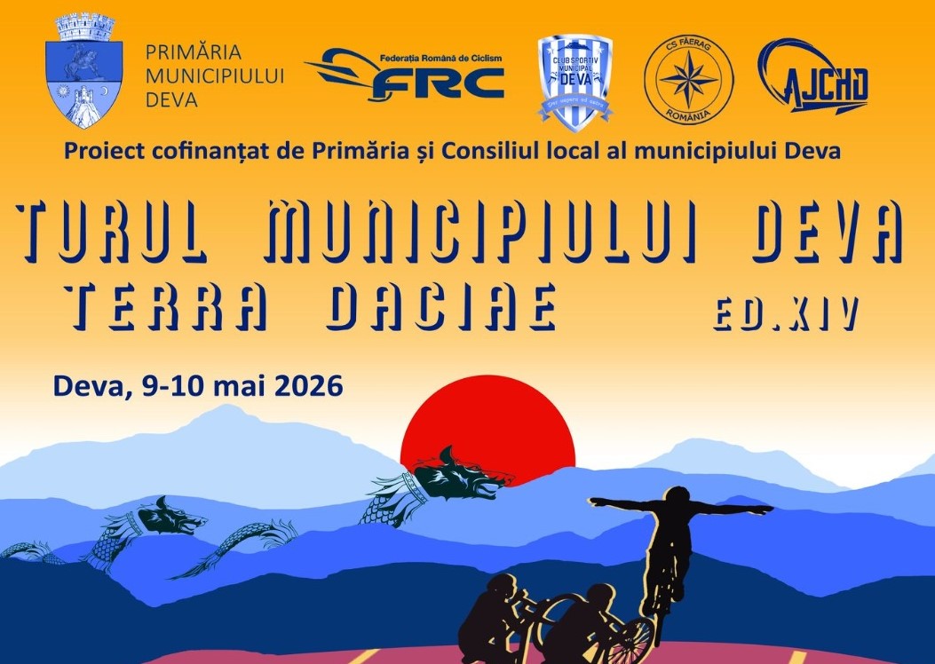 Închideri și restricții de circulație în perioada Turului Municipiului Deva – Terra Daciae, competiție ciclistă