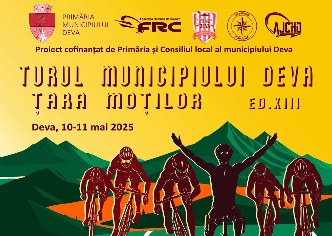 Închideri și restricții de circulație în perioada Turului Municipiului Deva – Țara Moților, competiție ciclistă
