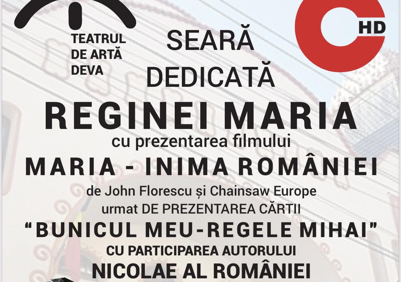 „O seară sub semnul Coroanei României, la Teatrul de Artă Deva”