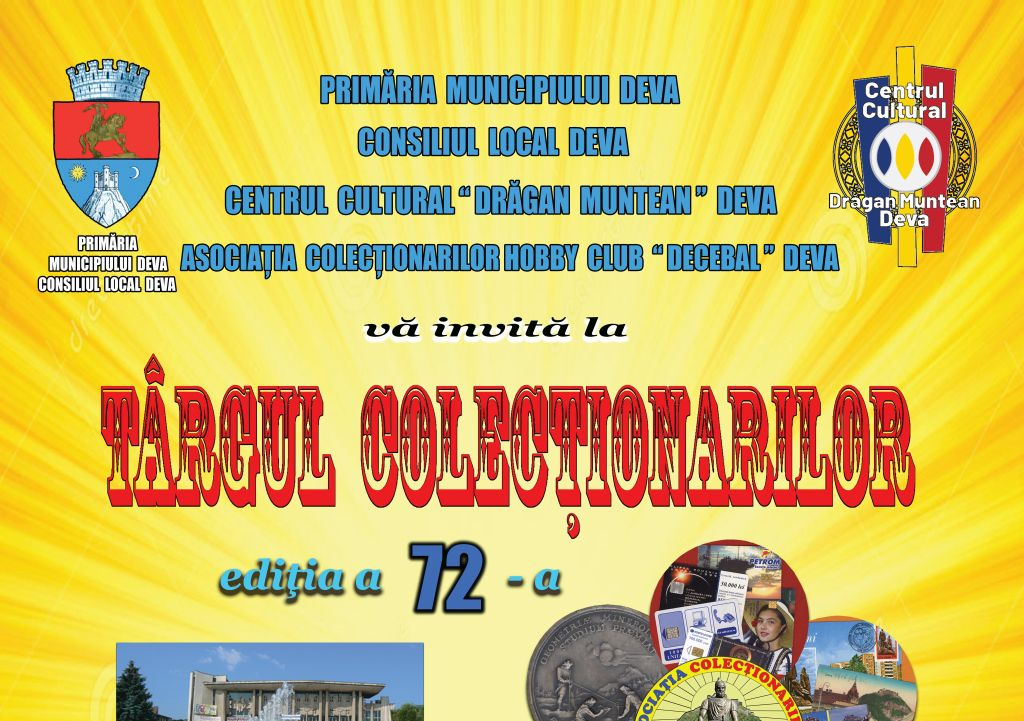 Comori din trecut, pasiuni de colecționar – Târgul Colecționarilor revine la Deva!