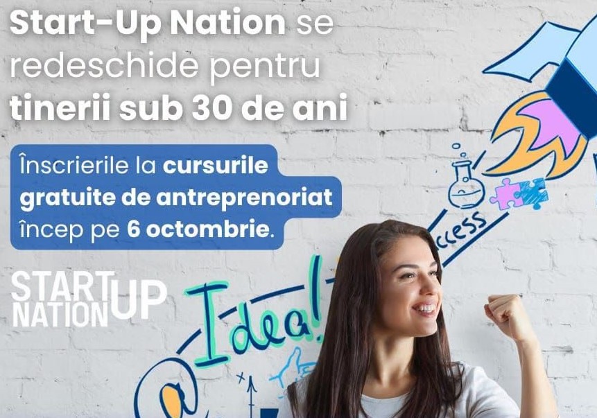 S- AU REDESCHIS ÎNSCRIERILE LA CURSURILE GRATUITE DE FORMARE ANTREPRENORIALĂ 