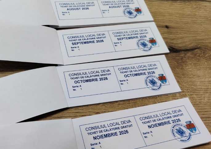 În atenția pensionarilor din municipiul Deva și a altor categorii de persoane care beneficiază de tichete de călătorie gratuite 