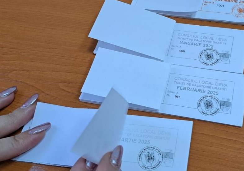 În atenţia pensionarilor din municipiul Deva și a altor categorii de persoane care beneficiază de tichete de călătorie gratuite pentru transportul public local!