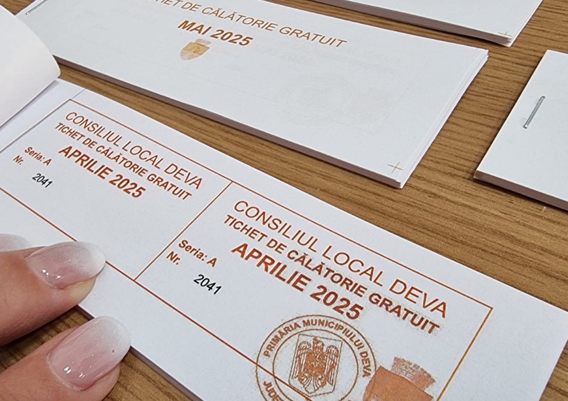 În atenția pensionarilor din municipiul Deva și a altor categorii de persoane care beneficiază de tichete de călătorie gratuite pentru transportul public local!