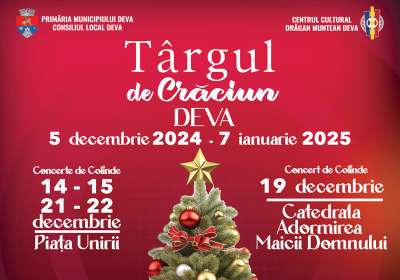 Târgul de Iarnă din Deva se va deschide joi, 5 decembrie 2024!