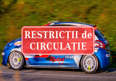 🚧 Restricții de circulație în zona Căprioara, sâmbătă – teste pentru Campionatul Național de Raliuri