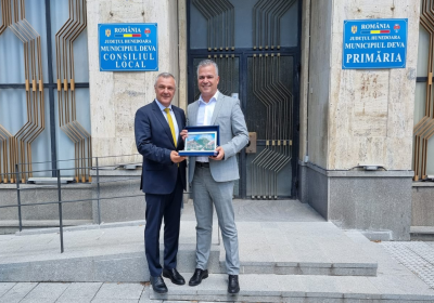 Întâlnire de lucru, la Deva, cu Ministrul Dezvoltării, Lucrărilor Publice și Administrației, Adrian-Ioan Veștea