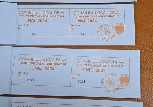 În atenţia pensionarilor din municipiul Deva și a altor categorii de persoane care beneficiază de tichete de călătorie gratuite pentru transportul public local!