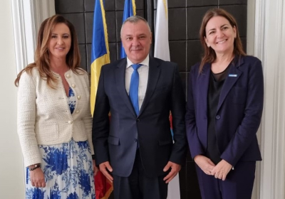 Întâlnire cu Anna Riatti, reprezentant UNICEF în România și Natalia-Elena Intotero, ministrul Familiei, Tineretului și Egalității de Șanse