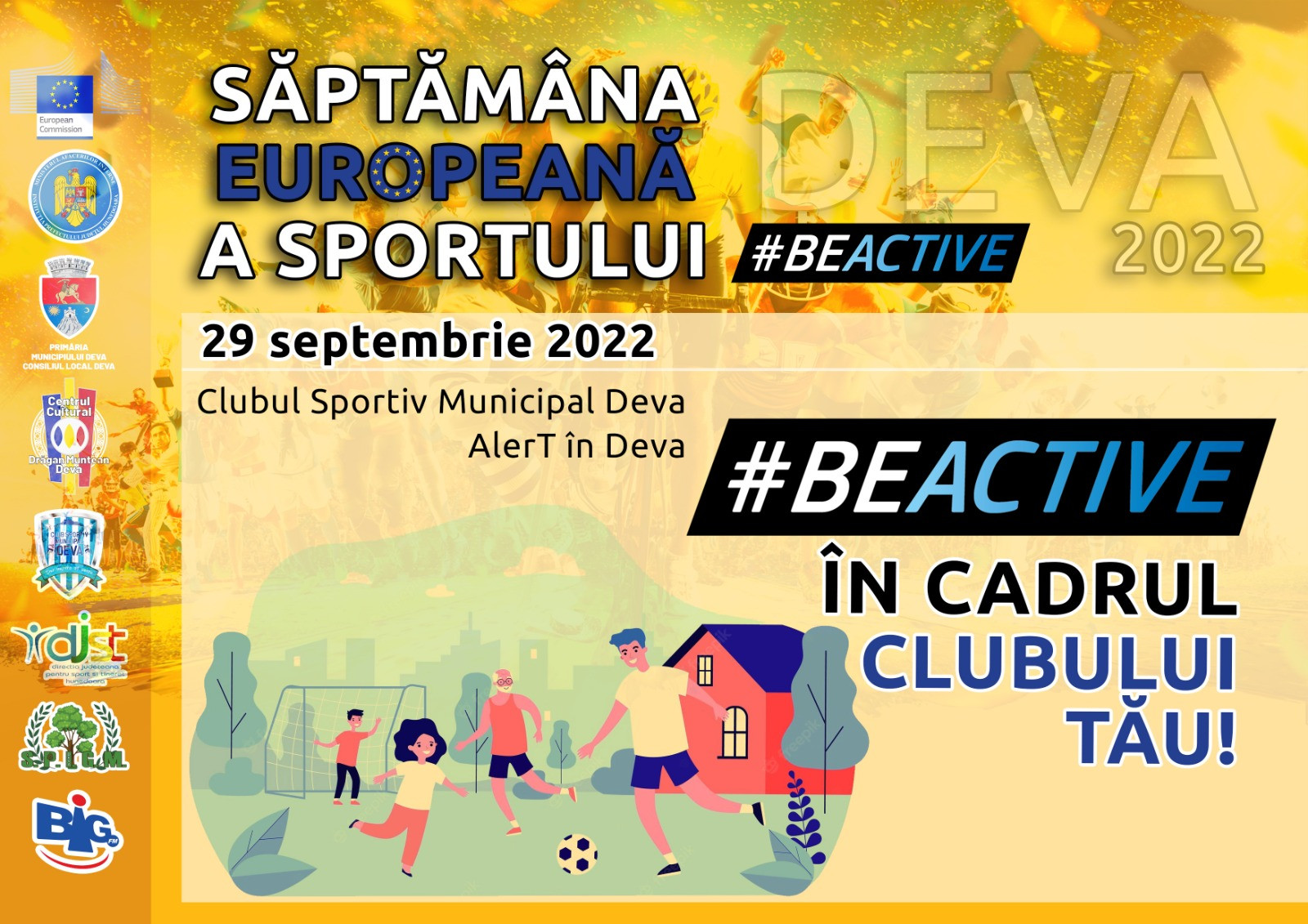 #BEACTIVE – Săptămâna europeană a sportului la Deva